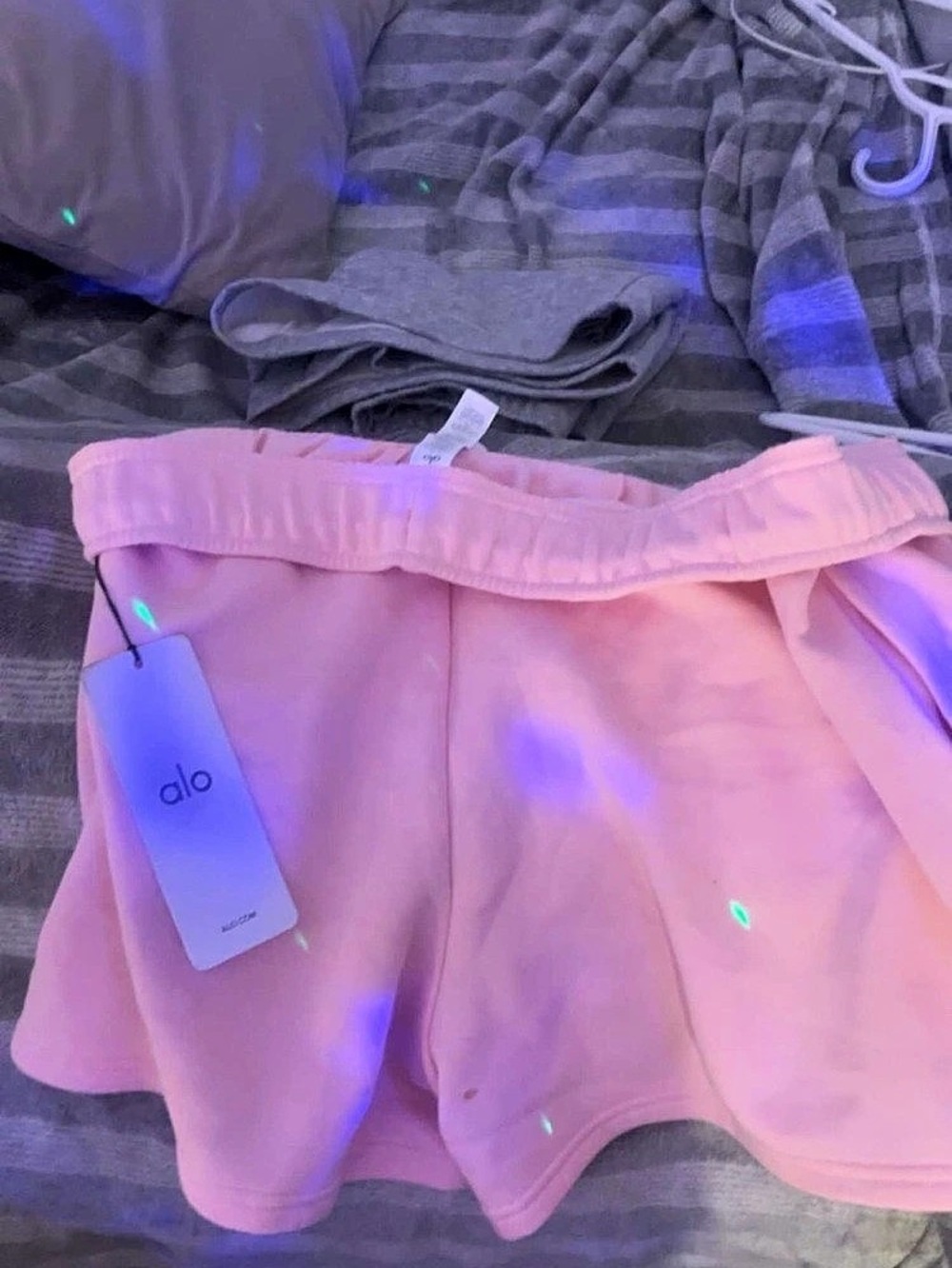 alo fleece shorts